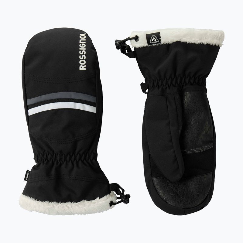 Dámské lyžařské rukavice Rossignol Piste Mittens R-Shell Dry black 2