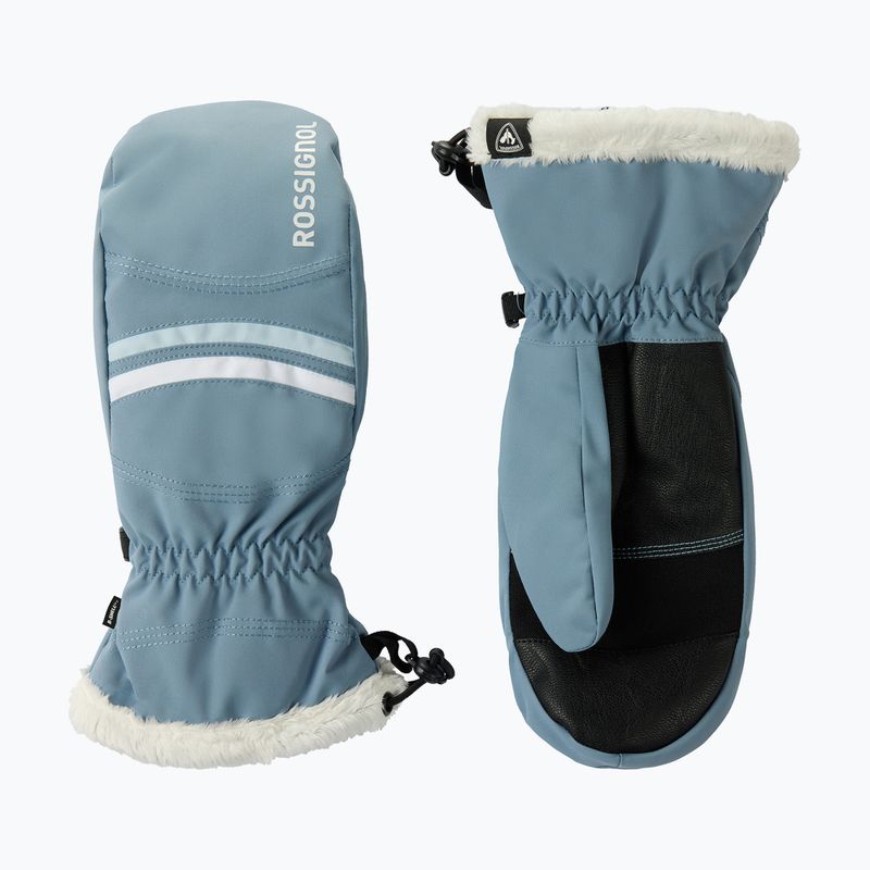 Dámské lyžařské rukavice Rossignol Piste Mittens R-Shell Dry windward blue 2