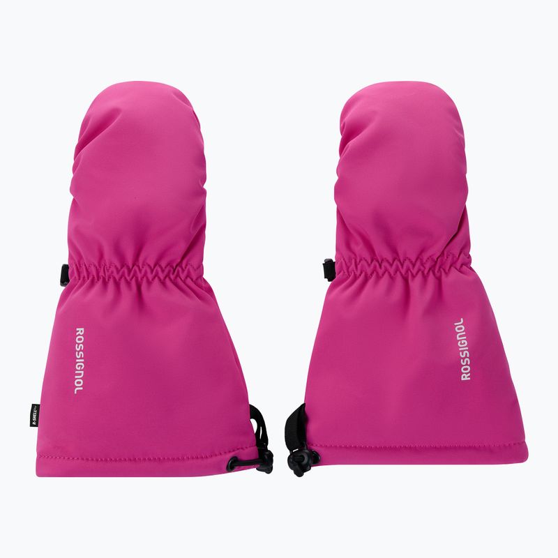 Dětské lyžařské rukavice Rossignol Mittens R-Shell Dry electric fuchsia 2