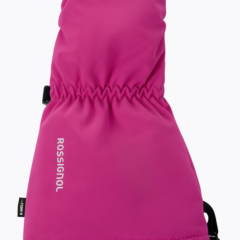 Dětské lyžařské rukavice Rossignol Mittens R-Shell Dry electric fuchsia 3