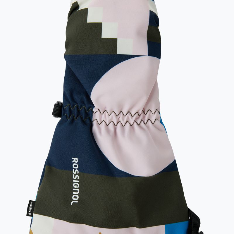 Dětské lyžařské rukavice Rossignol Mittens R-Shell Dry jr potpourri dazzle blue 3