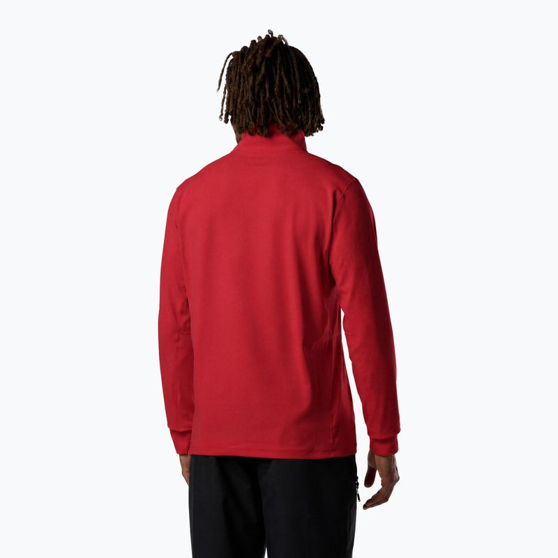 Pánská lyžařská mikina Rossignol Mid Layer Stertch Half Zip sports red 3