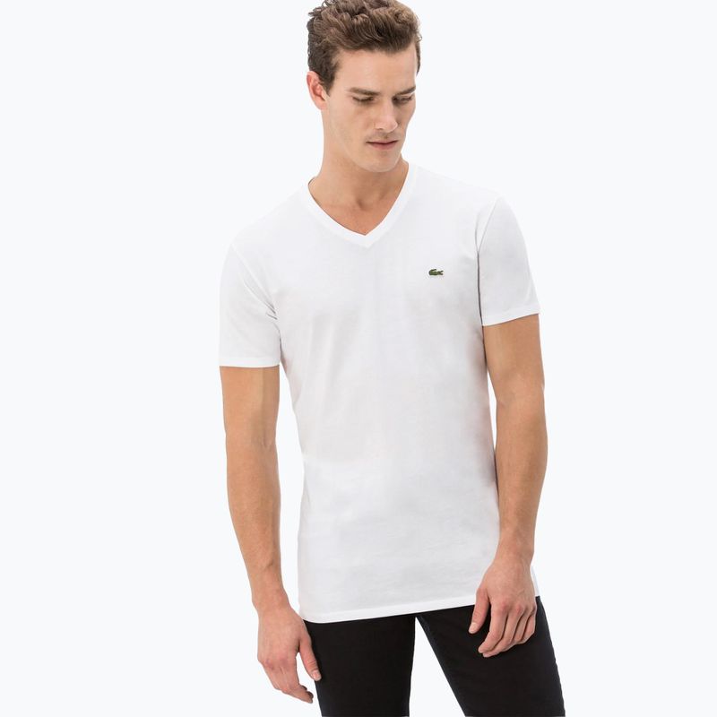 Pánské tričko Lacoste TH2036 white