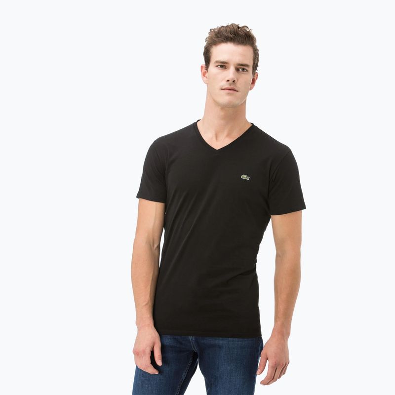 Pánské tričko Lacoste TH2036 black