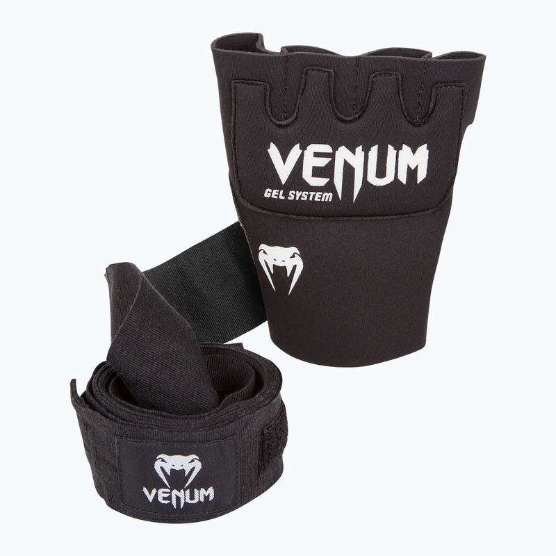 Vnitřní rukavice Venum Gel Kontact Quick Wraps black/white 4