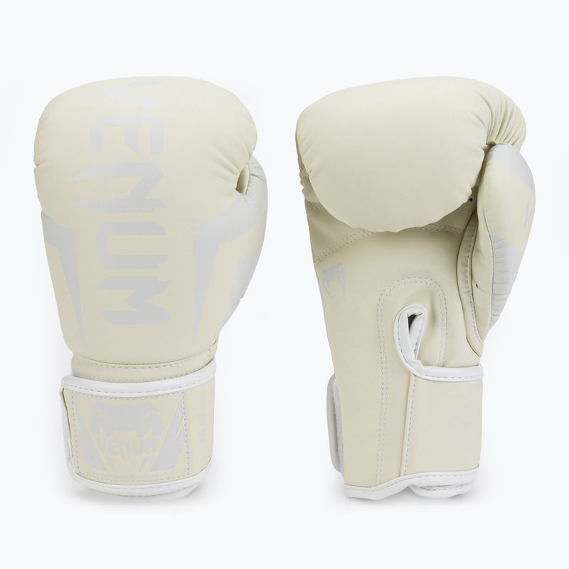 Boxerské rukavice Venum Elite bílé 0984 3