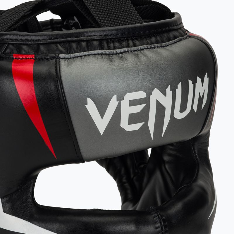 Boxerská helma  Venum Elite Iron black/red 4