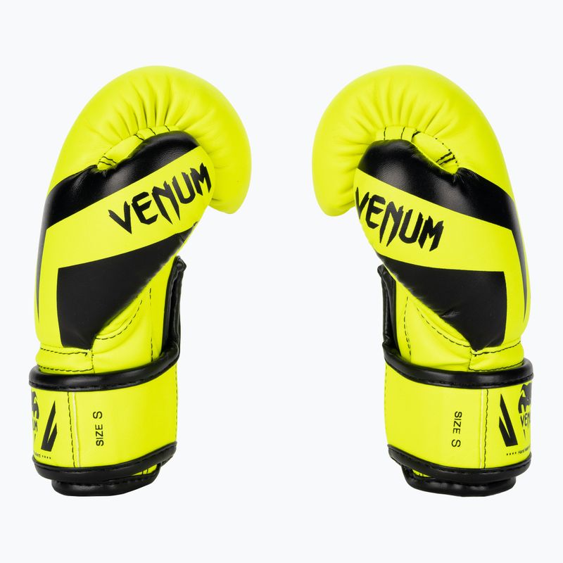 Dětské boxerské rukavice Venum Elite Boxing neo yellow 3