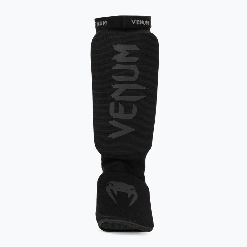 Chrániče holení a nártů Venum Kontact Shin Guards black/black 4