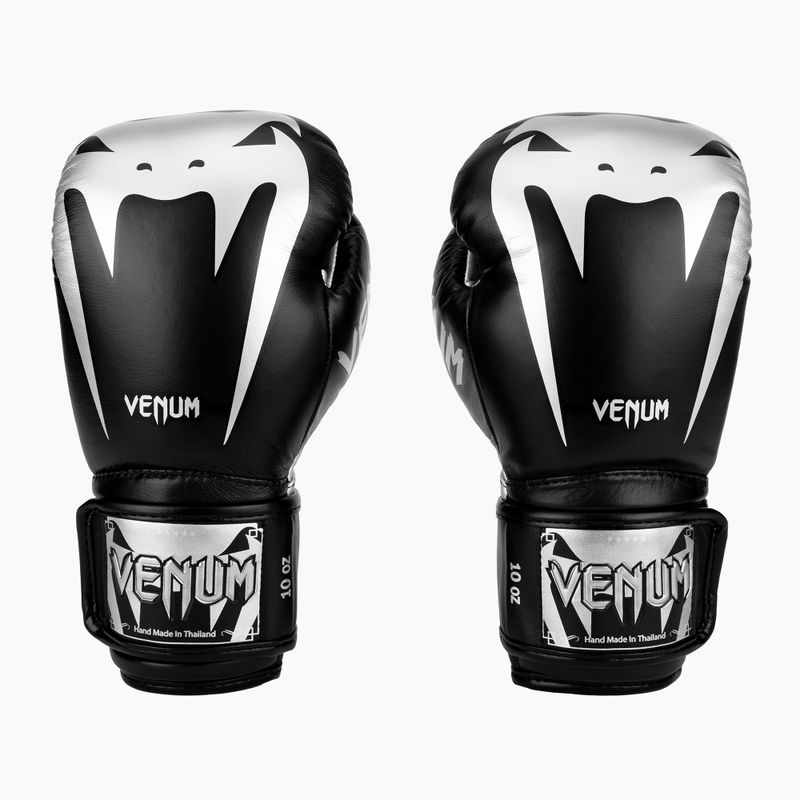 Boxerské rukavice Venum Giant 3.0 černo-stříbrné 2055-128 2