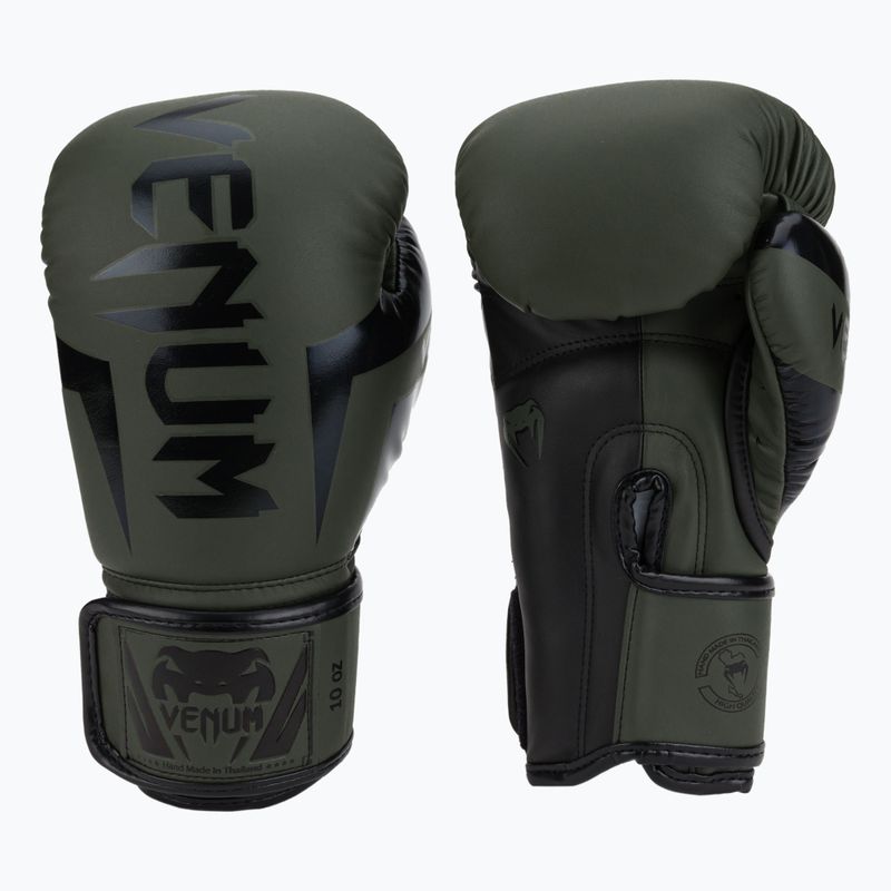 Pánské boxerské rukavice Venum Elite green VENUM-1392