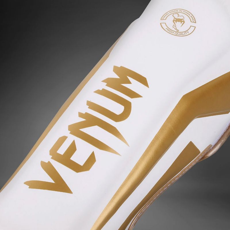Chrániče holení a nártů Venum Elite Standup black/gold 2