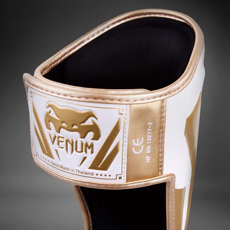 Chrániče holení a nártů Venum Elite Standup black/gold 3