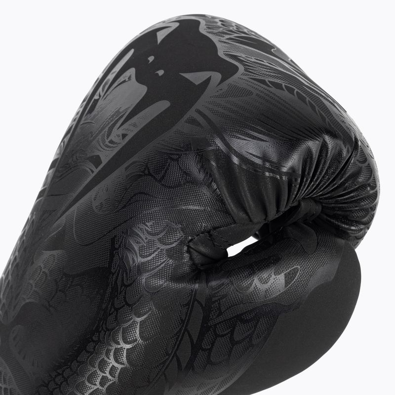 Boxerské rukavice  Venum Dragon's Flight black/black 4