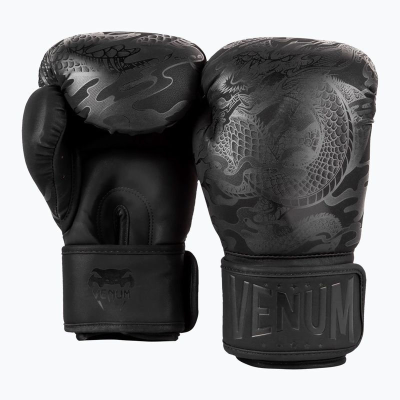 Boxerské rukavice  Venum Dragon's Flight black/black 5