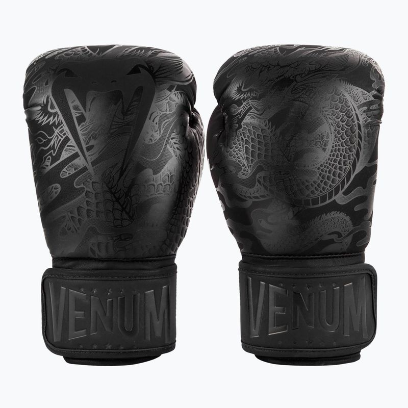 Boxerské rukavice  Venum Dragon's Flight black/black 7