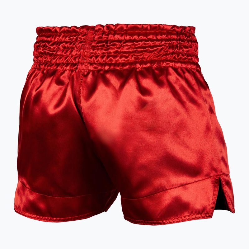 Pánské fitness šortky  Venum Classic Muay Thai bordeaux/gold 2