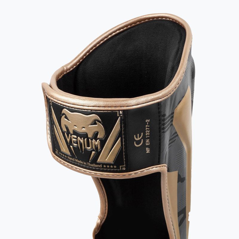 Holenní chrániče Venum Elite Standup dark camo/gold 4