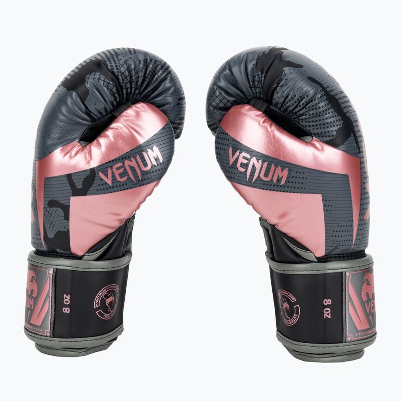 Pánské boxerské rukavice Venum Elite černo-růžové 1392-537 3