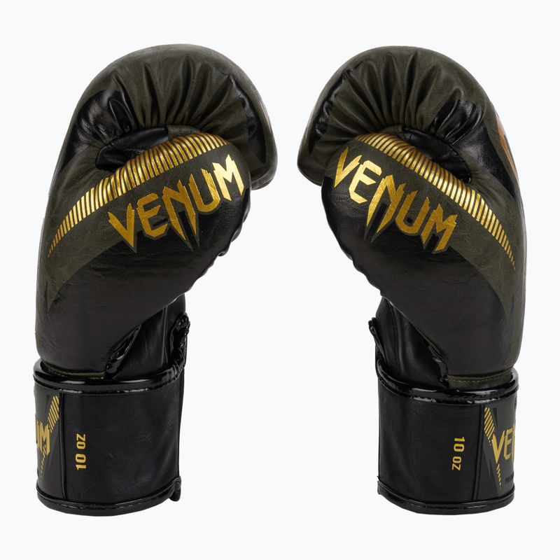 Boxerské rukavice Venum Impact zelené 03284-230-10OZ 4