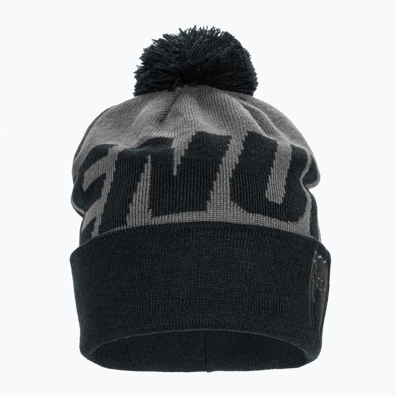 Zimní čepice Venum Elite Beanie With Pompom grey/black 2