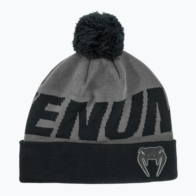 Zimní čepice Venum Elite Beanie With Pompom grey/black 5