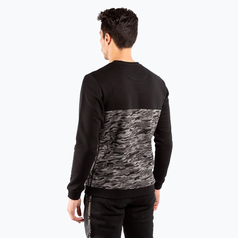 Pánská mikina Venum Connect Crewneck black/dark camo 5