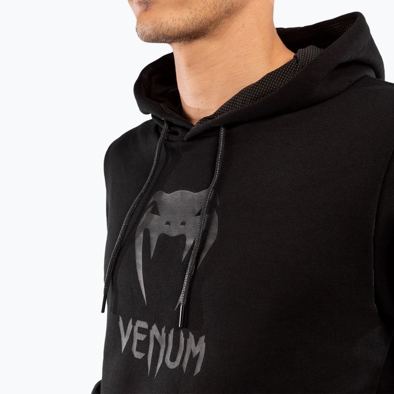 Pánská mikina Venum Classic Hoodie black/black 4