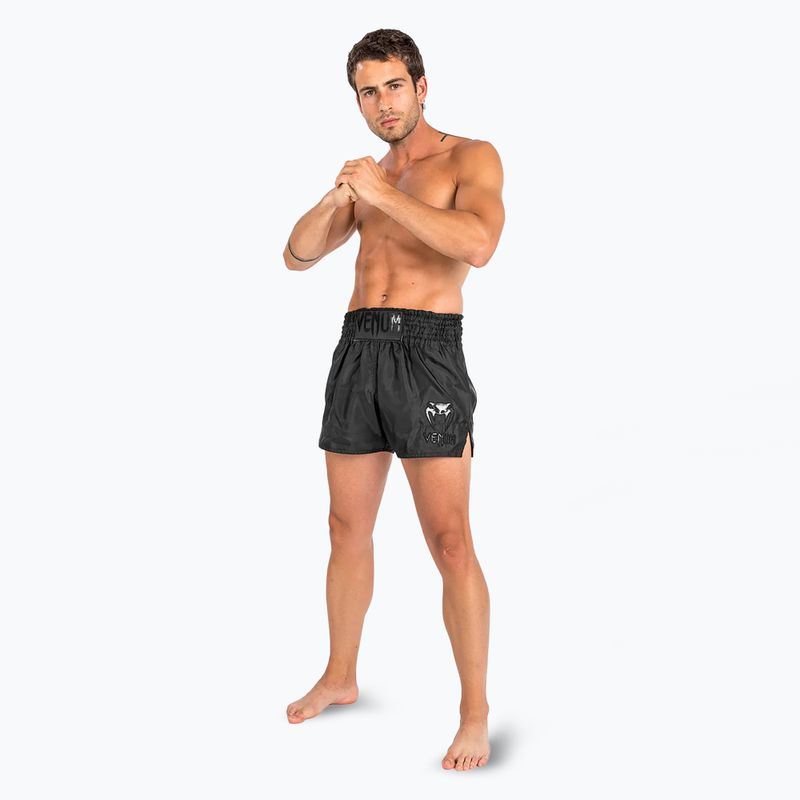 Pánské fitness šortky  Venum Classic Muay Thai black/black 2