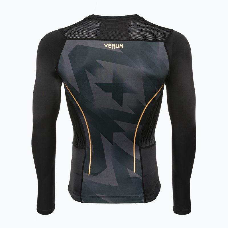 Rashguard longsleeve pánský Venum Razor Rashguard black/gold 8