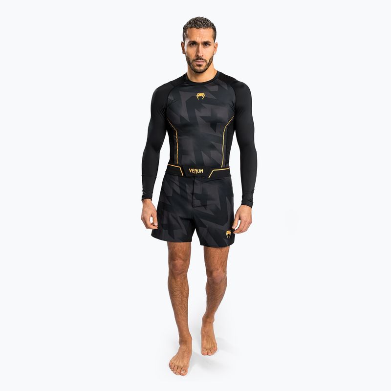 Rashguard longsleeve pánský Venum Razor Rashguard black/gold 3