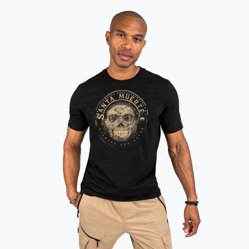 Pánské tričko  Venum Santa Muerte Dark Side black/brown 5