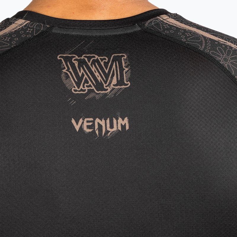 Rashguard longsleeve pánský Venum Santa Muerte Dark Side black/brown 6