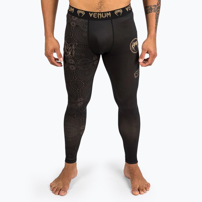 Pánské legíny Venum Santa Muerte Dark Side Spats black/brown