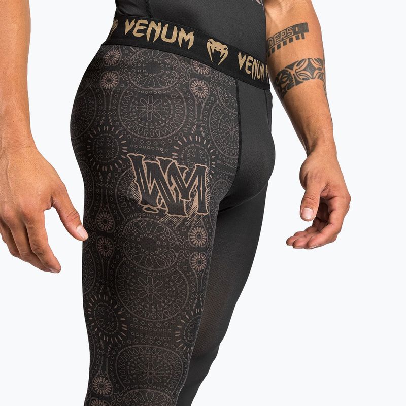 Pánské legíny Venum Santa Muerte Dark Side Spats black/brown 8