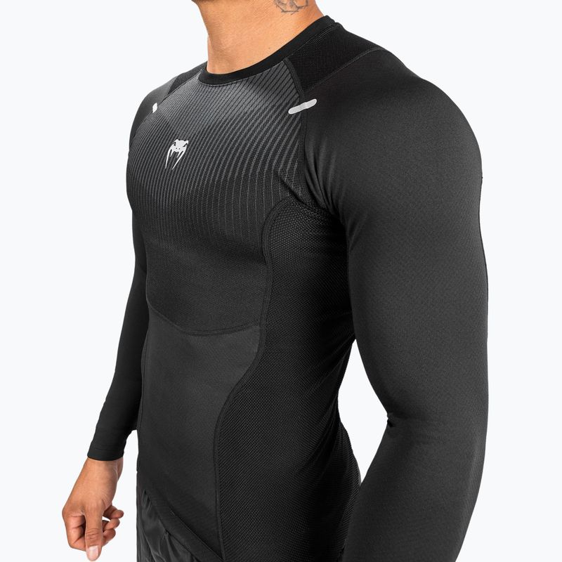 Rashguard longslevee pánský Venum Biomecha black/grey 4