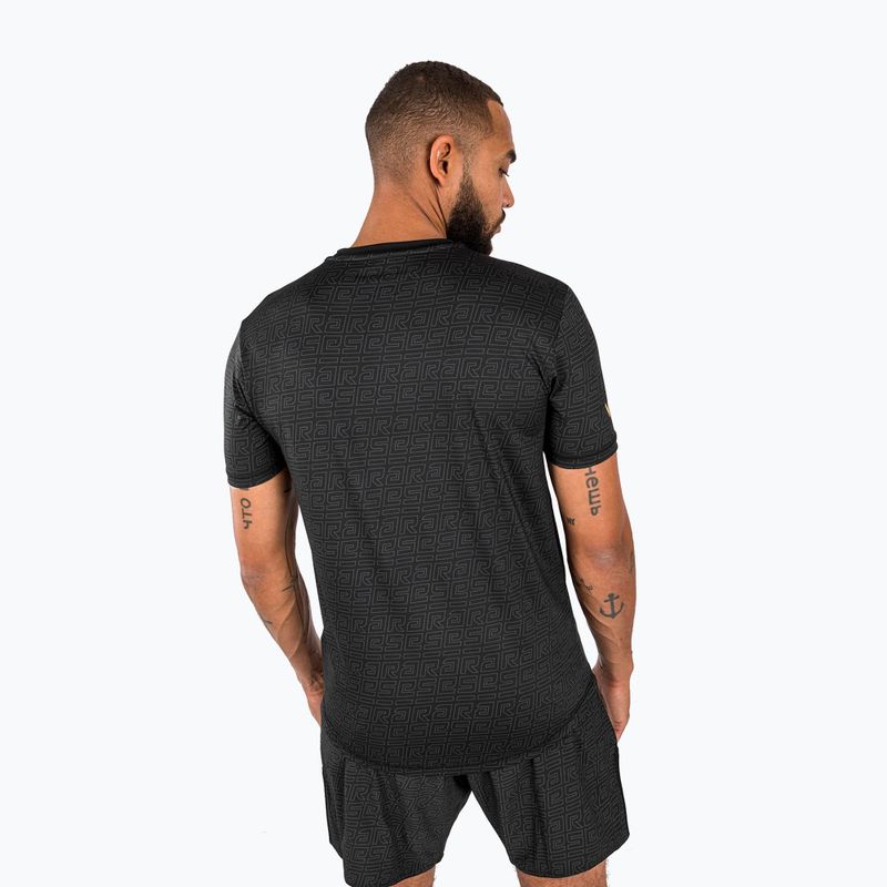 Pánské tréninkové tričko Venum X Ares 2.0 Dry Tech black/gold 3