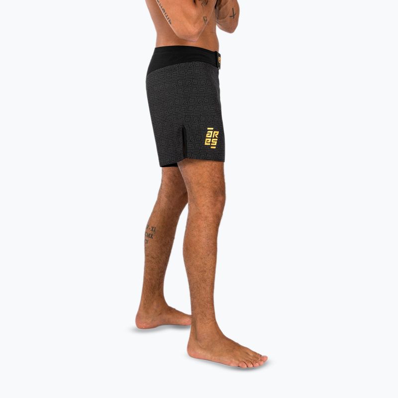 Pánské tréninkové šortky Venum X Ares 2.0 černé/zlaté 4