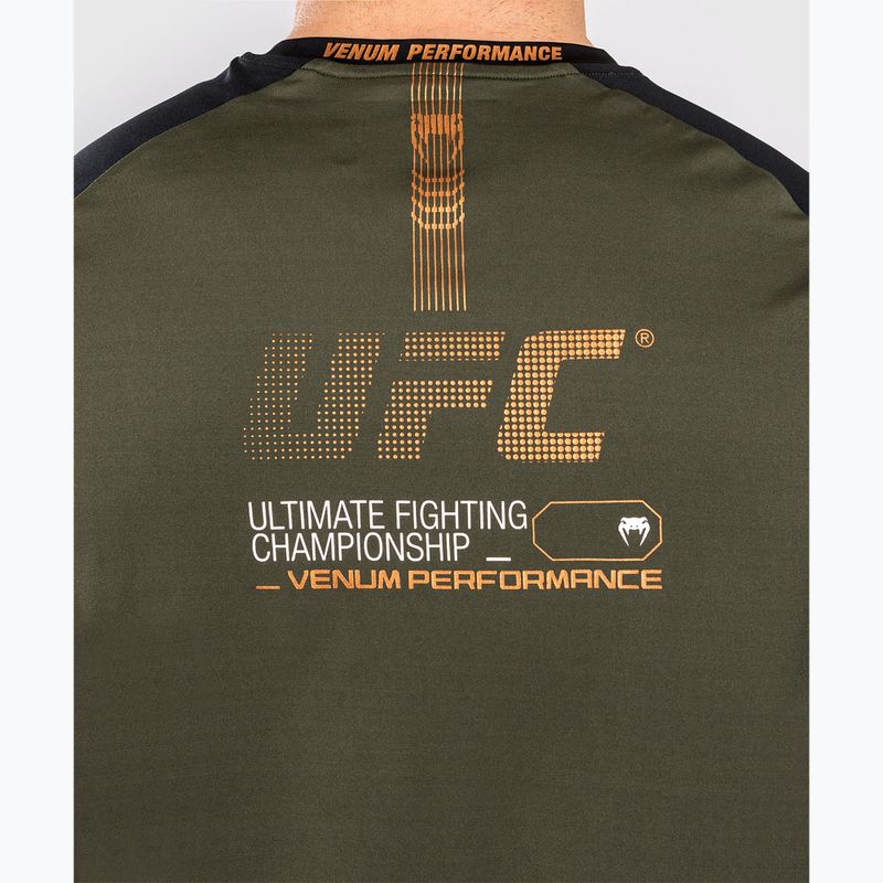 Pánské tričko Venum UFC By Adrenaline Fight Week Dry-Tech khaki 7