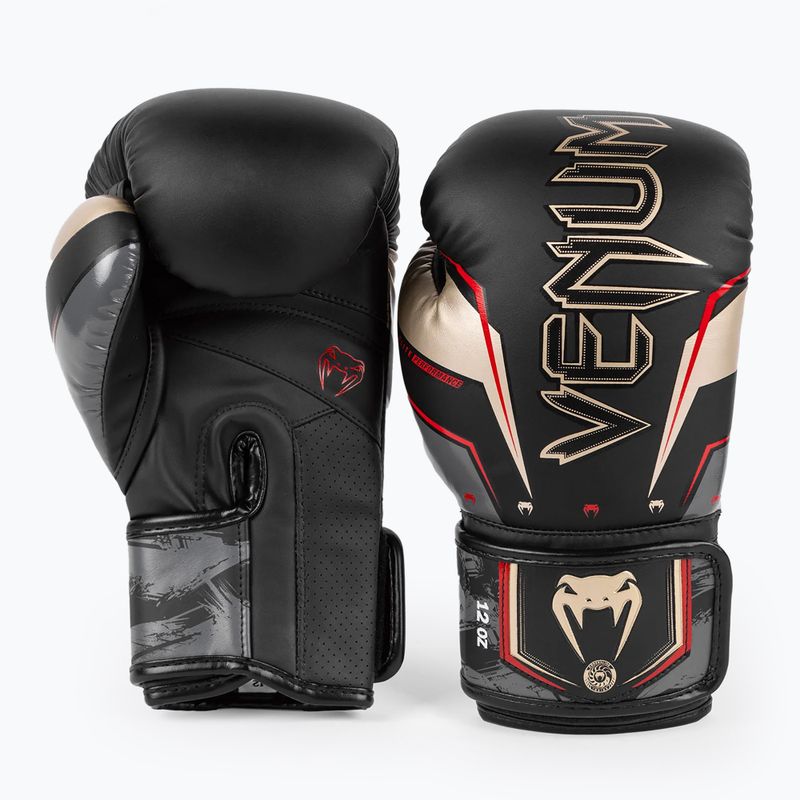 Boxerské rukavice  Venum Elite Evo black/gold 2