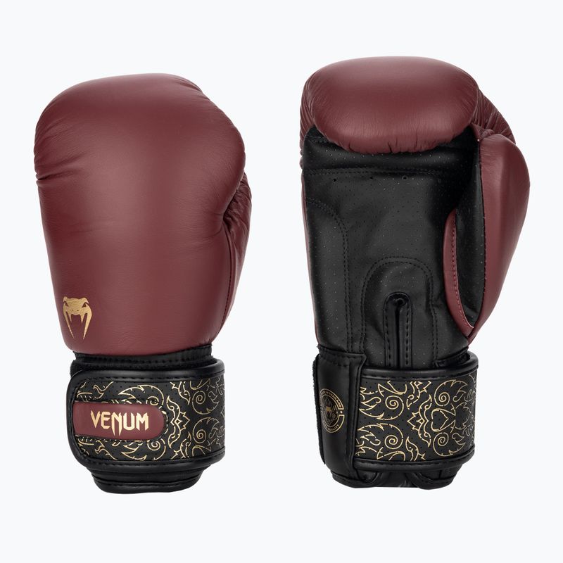 Boxerské rukavice  Venum Power 2.0 burgundy/black
