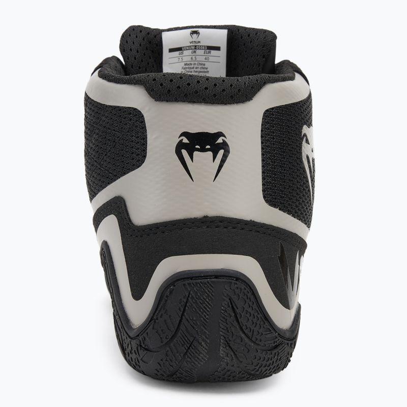 Boxerské boty  Venum Elite Wrestling black/sand 6