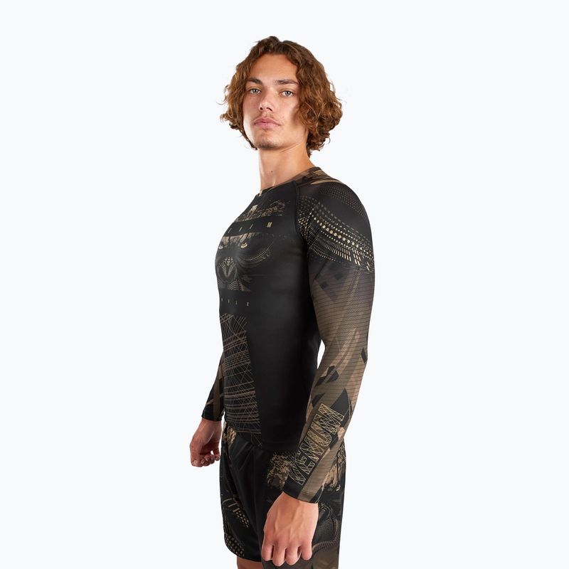 Pánský rashguard Venum Gorilla Jungle Rashguard sand/black 5