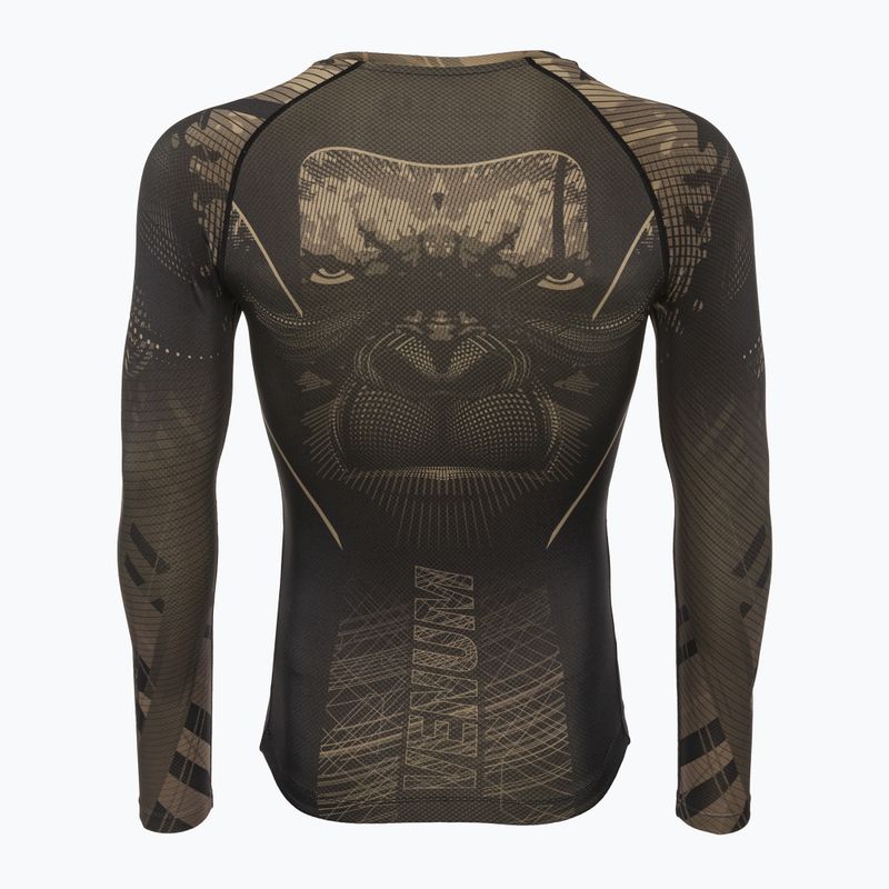 Pánský rashguard Venum Gorilla Jungle Rashguard sand/black 10