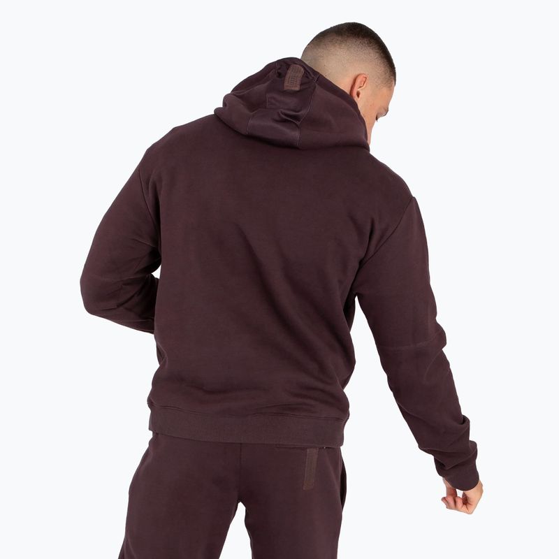 Pánská mikina Venum Silent Power Hoodie dark brown 3