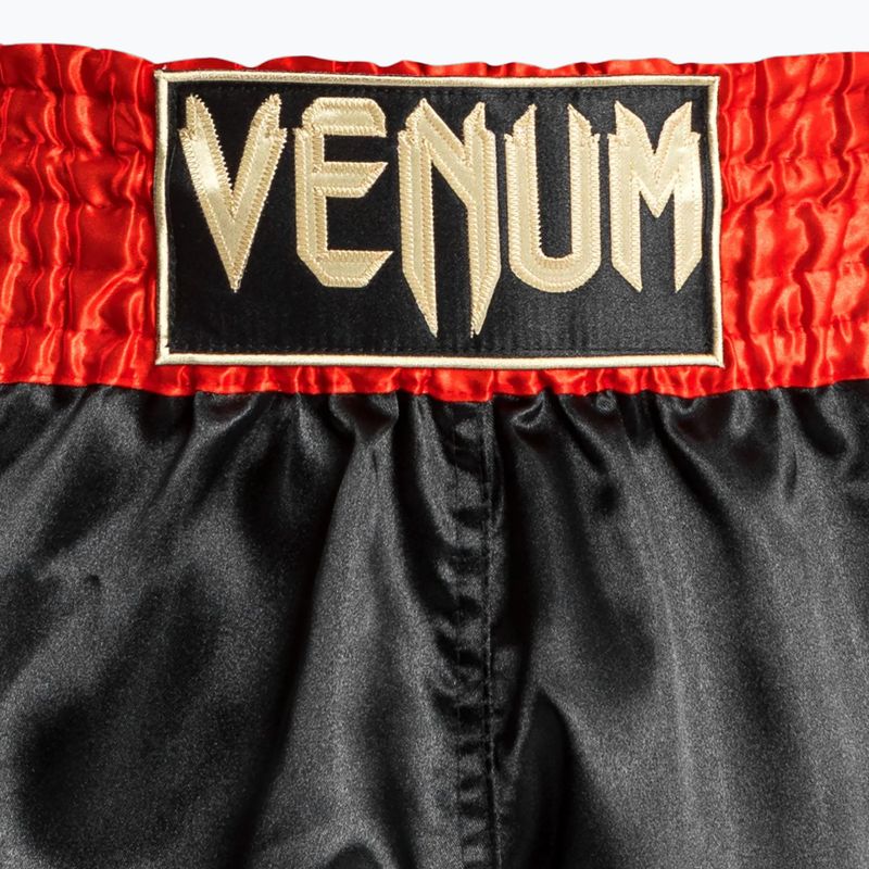 Pánské tréninkové šortky Venum Classic Muay Thai red/black/gold 4