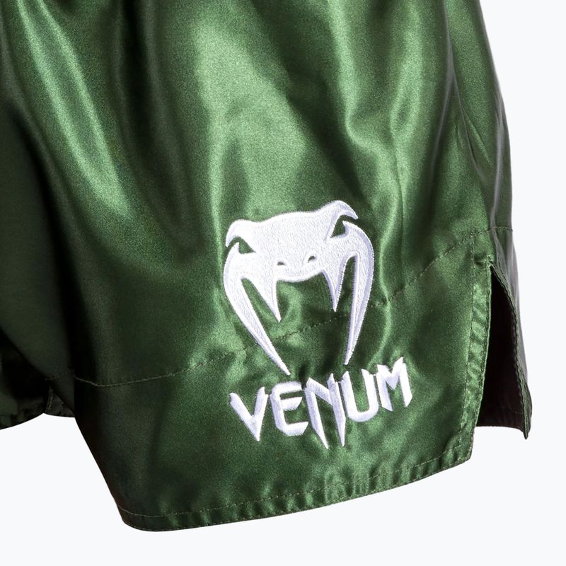 Pánské tréninkové šortky Venum Classic Muay Thai khaki/white 6