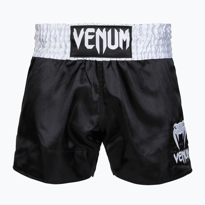 Pánské tréninkové kraťasy Venum Classic Muay Thai black/white/gold