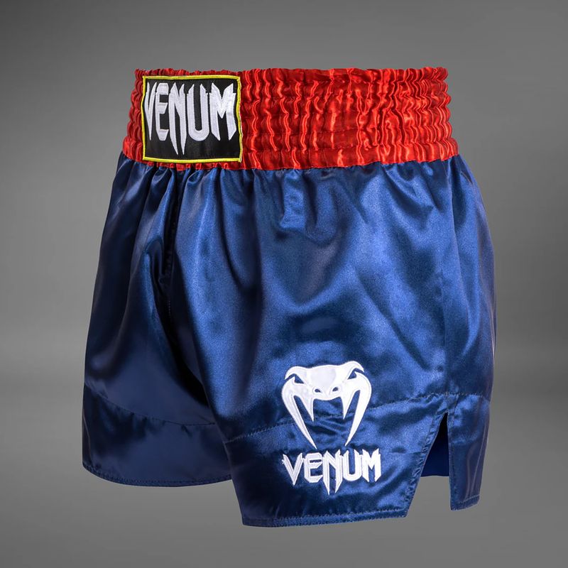Pánské tréninkové šortky Venum Classic Muay Thai modré/červené/bílé 3
