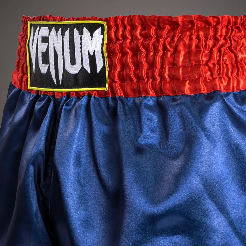 Pánské tréninkové šortky Venum Classic Muay Thai modré/červené/bílé 5